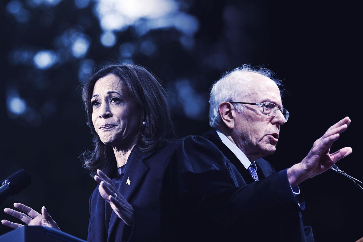 Kamala Harris and Bernie Sanders (Photo illustration b Salon/Getty Images)