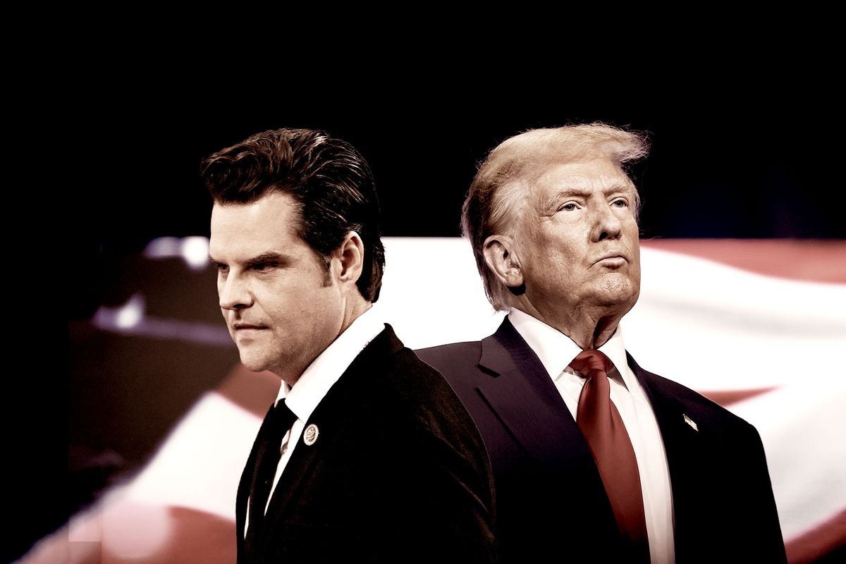 Matt Gaetz and Donald Trump (Photo illustration by Salon/Getty Images)