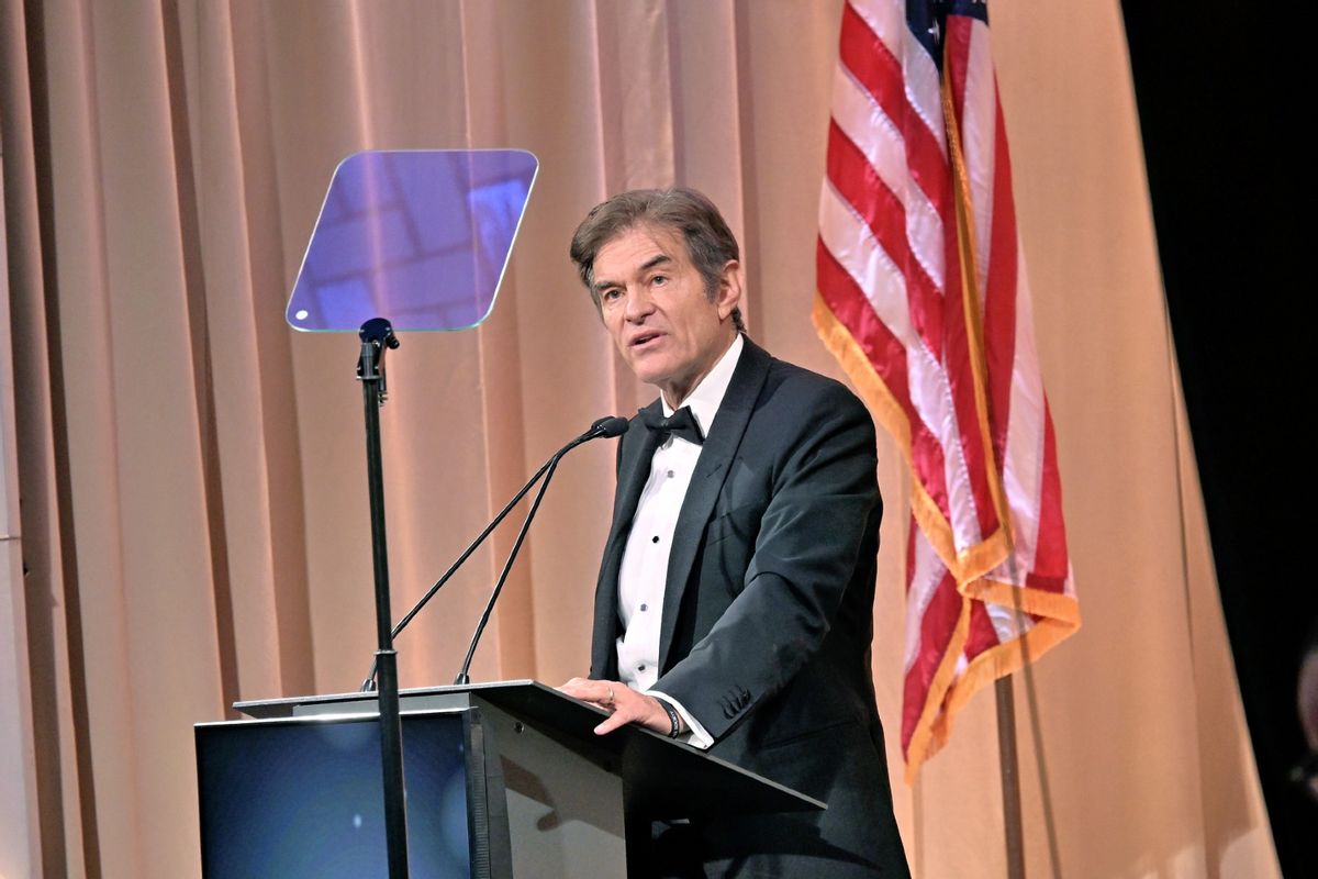 Dr. Mehmet Oz attends Ellis Island Medals Of Honor Ceremony at Ellis Island on May 18, 2024 in New York City.  (Chance Yeh/Getty Images)