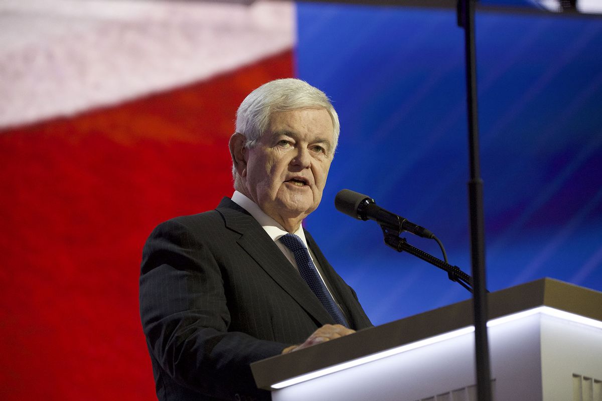 "That is sick!": Newt Gingrich loses it over ad informing women they can secretly vote for Harris