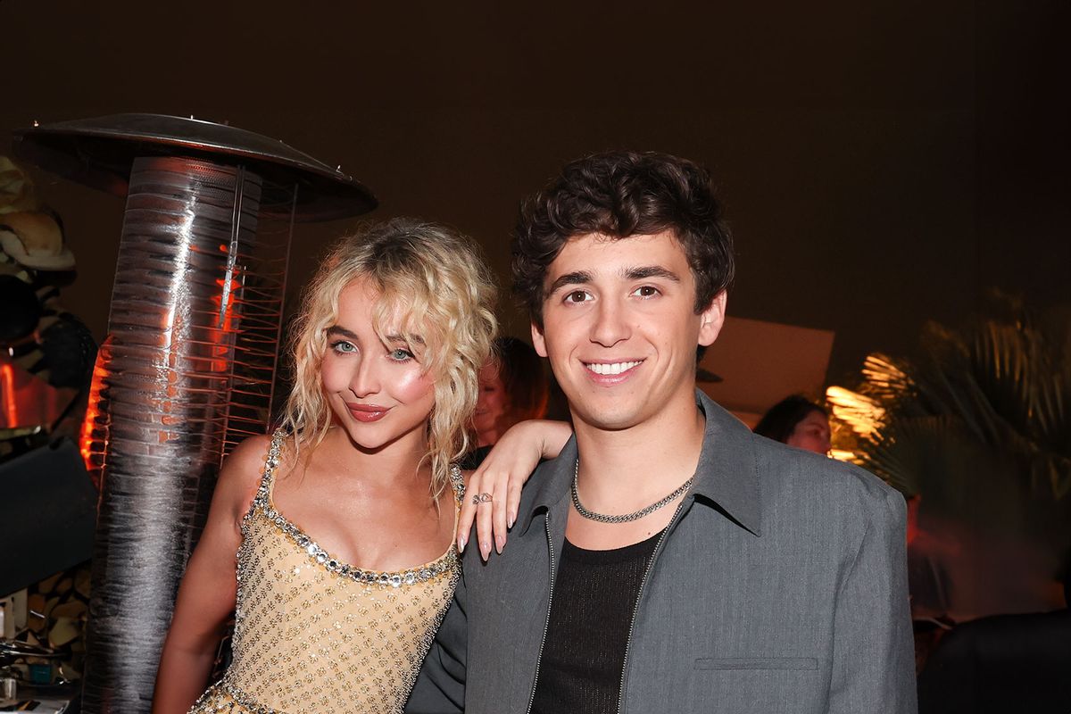 Sabrina Carpenter and Marcello Hernandez at the Variety Power of Young Hollywood Event at the Santa Monica Proper Hotel on August 8, 2024 in Santa Monica, California. (Christopher Polk/Variety via Getty Images)