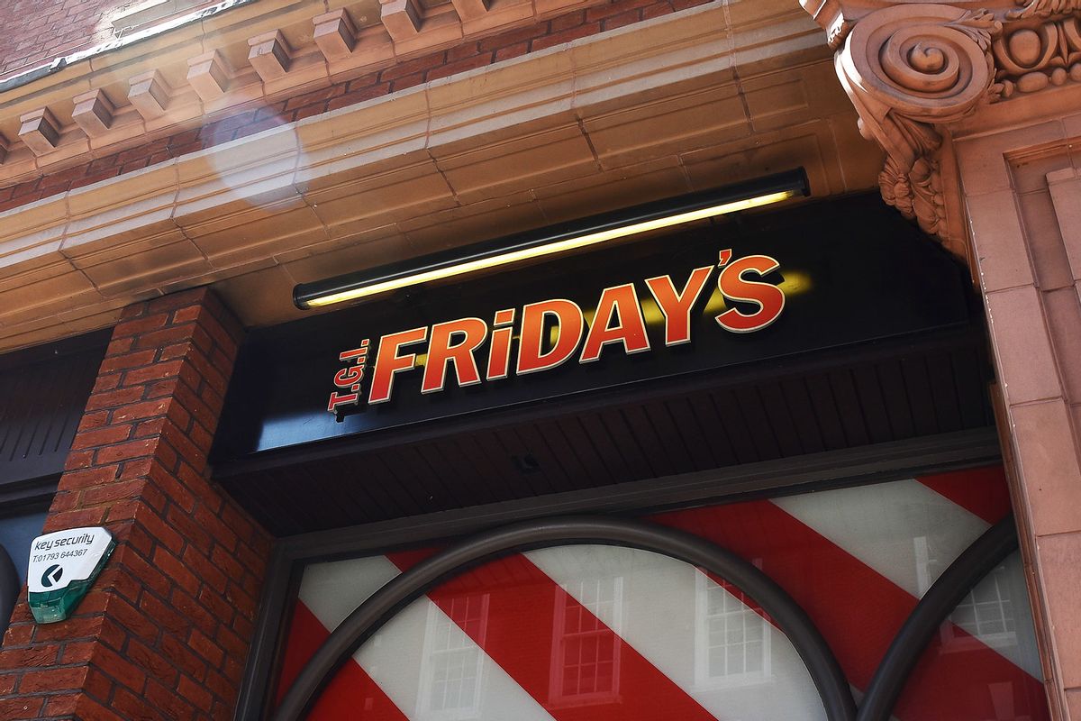 TGI Friday's exterior sign (Alberto Pezzali/NurPhoto via Getty Images)