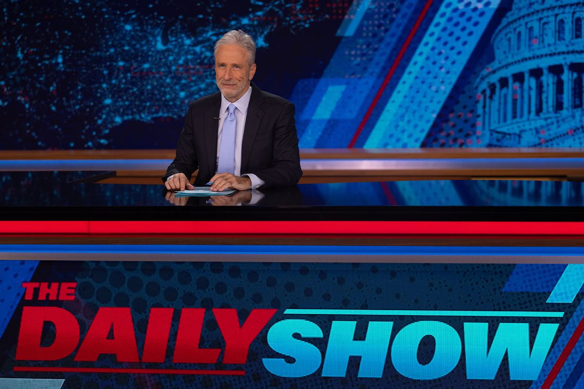 Jon Stewart on "The Daily Show" (Matt Wilson/Comedy Central)