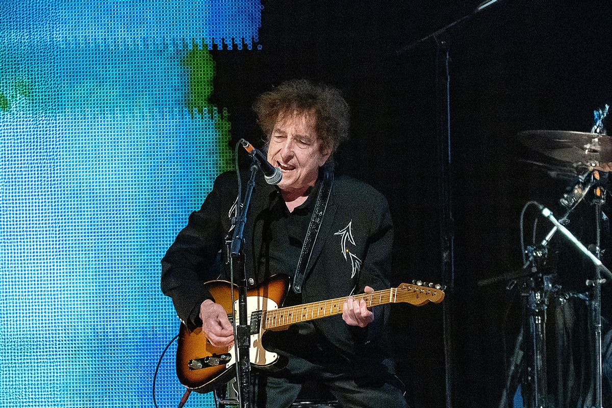 Speacial guest Bob Dylan performs in concert during Farm Aid at Ruoff Home Mortgage Music Center on September 23, 2023 in Noblesville, Indiana. (Gary Miller/Getty Images)