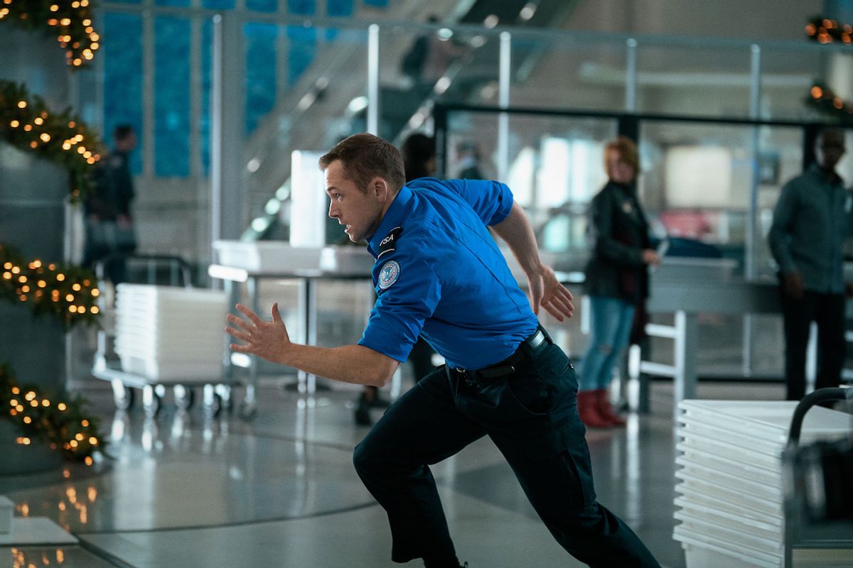 "Carry-On," Taron Egerton: There'll be peace when you are done (with this TSA "Die Hard" wannabe)