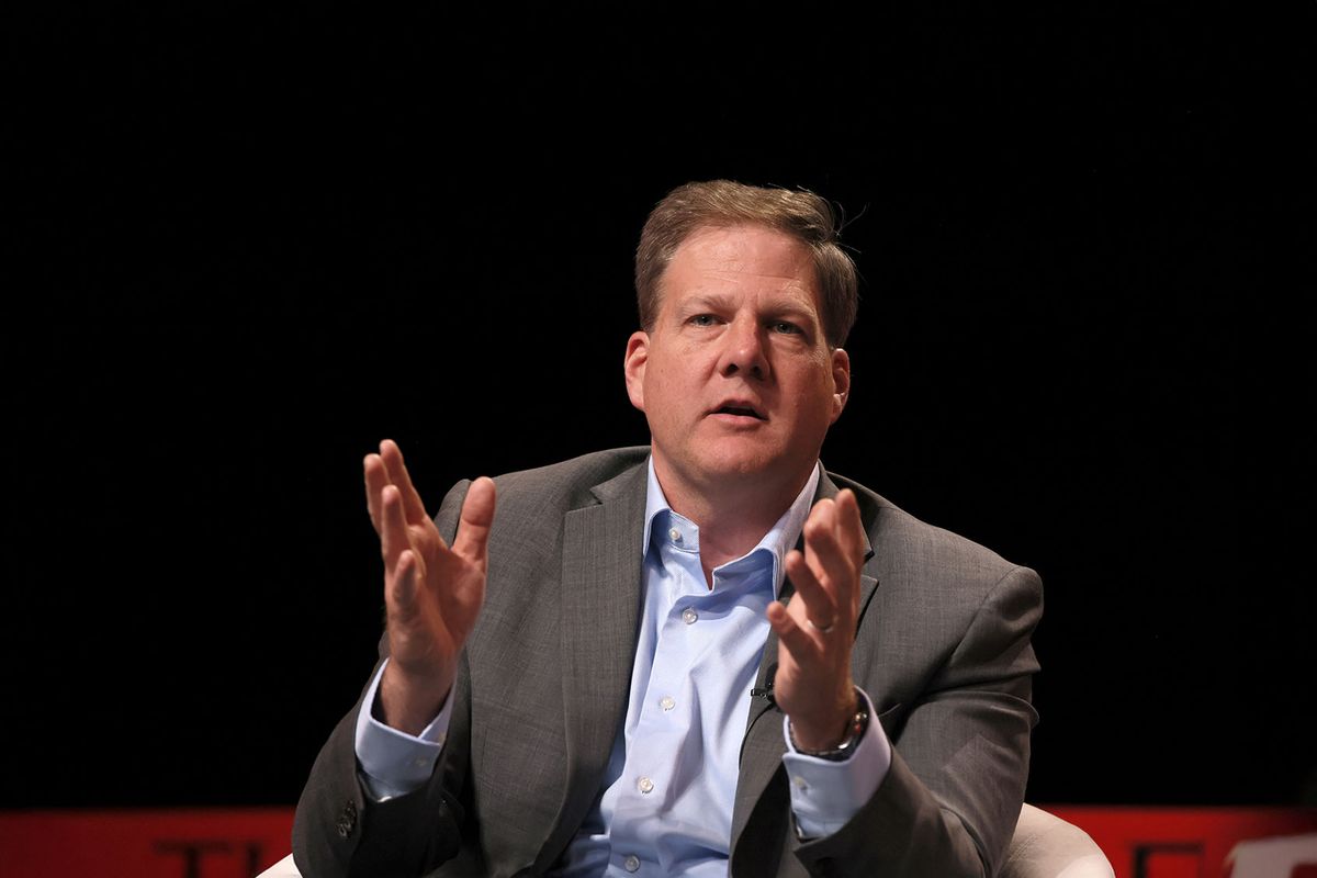 Chris Sununu speaks onstage at the 2023 TIME100 Summit at Jazz at Lincoln Center on April 25, 2023 in New York City. (Jemal Countess/Getty Images for TIME)