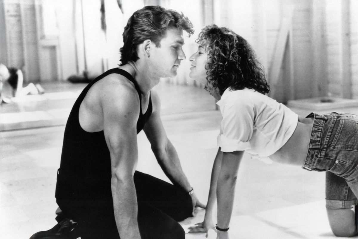 Patrick Swayze and Jennifer Grey in a scene from the film 'Dirty Dancing', 1987. (Vestron/Getty Images)