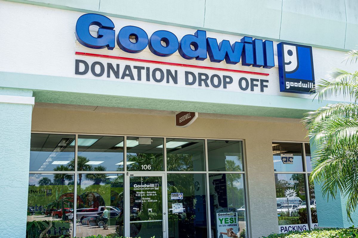 Bonita Springs, Florida, Goodwill Donation Drop Off entrance. (Jeffrey Greenberg/Universal Images Group via Getty Images)