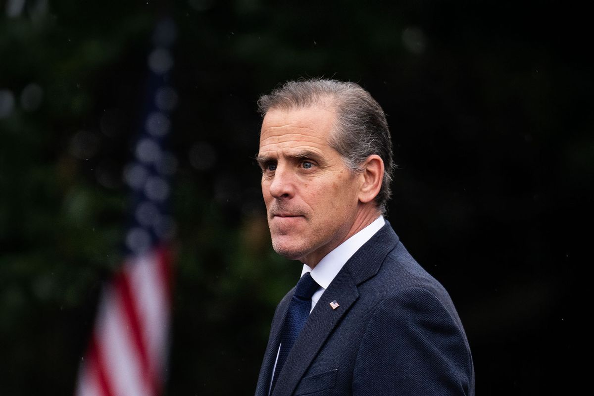 Hunter Biden, the son President Joe Biden, is seen during an event to celebrate the U.S. Olympic and Paralympic teams on the South Lawn of the White House on Monday, September 30, 2024. (Tom Williams/CQ-Roll Call, Inc via Getty Images)