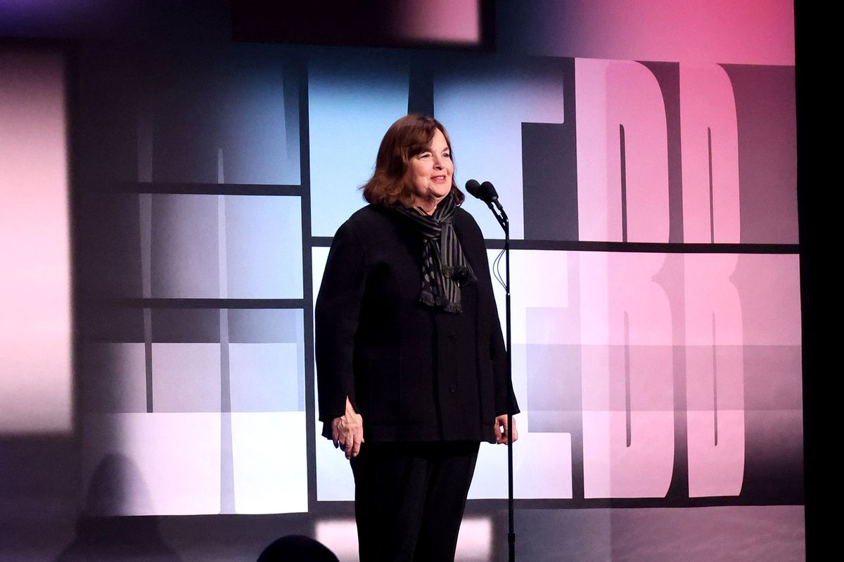 Ina Garten speaks onstage during the 28th Annual Webby Awards at Cipriani Wall Street on May 13, 2024 in New York City. (Rob Kim/Getty Images for The Webby Awards)