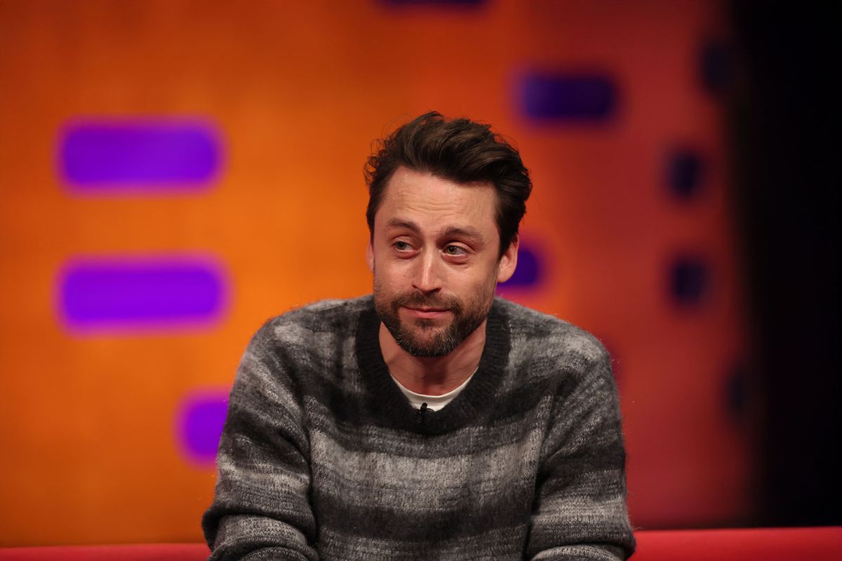 Kieran Culkin during the filming for the Graham Norton Show at BBC Studioworks 6 Television Centre, Wood Lane, London, on Wednesday December 12, 2024. (Isabel Infantes/PA Images via Getty Images)