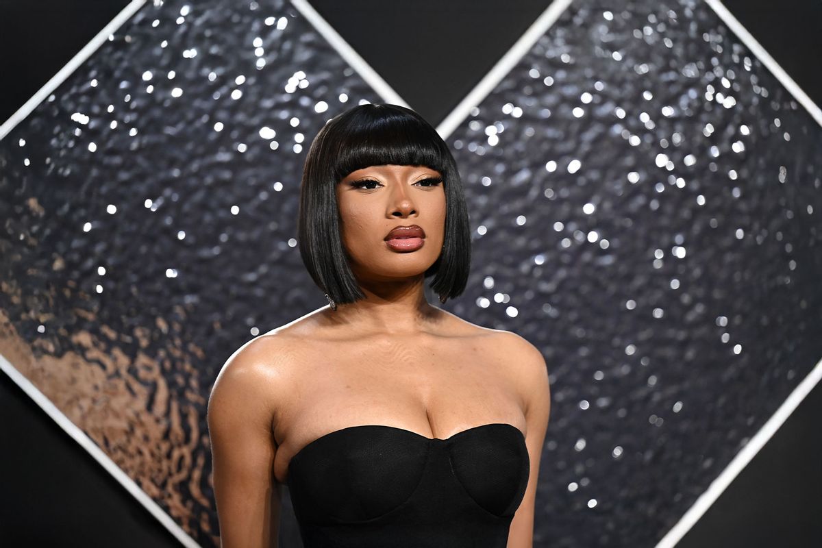 Megan Thee Stallion at the 2024 MTV Video Music Awards held at UBS Arena on September 11, 2024 in in Elmont, New York. (Gilbert Flores/Billboard via Getty Images)