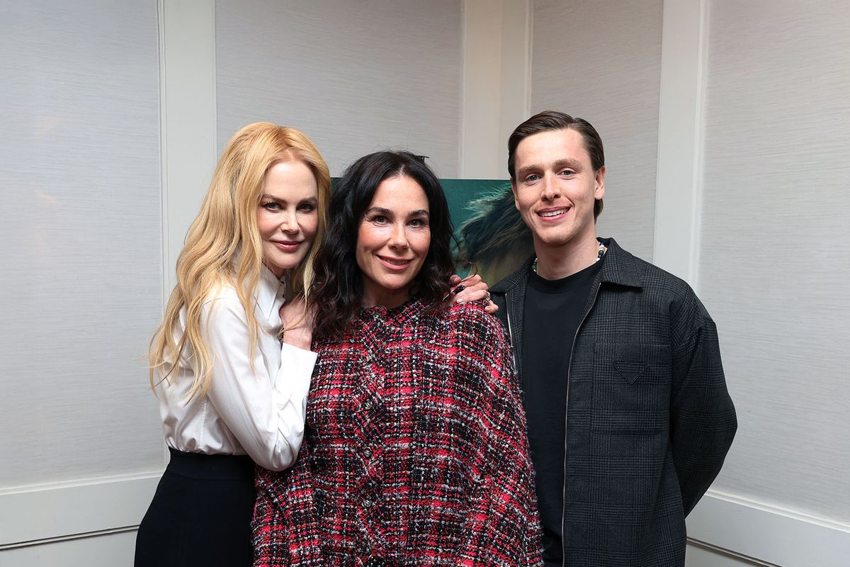 Nicole Kidman, director Halina Reijn and Harris Dickinson at A24's "Babygirl" Los Angeles Special Screening at The London West Hollywood at Beverly Hills on October 18, 2024 in West Hollywood, California. (Eric Charbonneau/A24 via Getty Images)