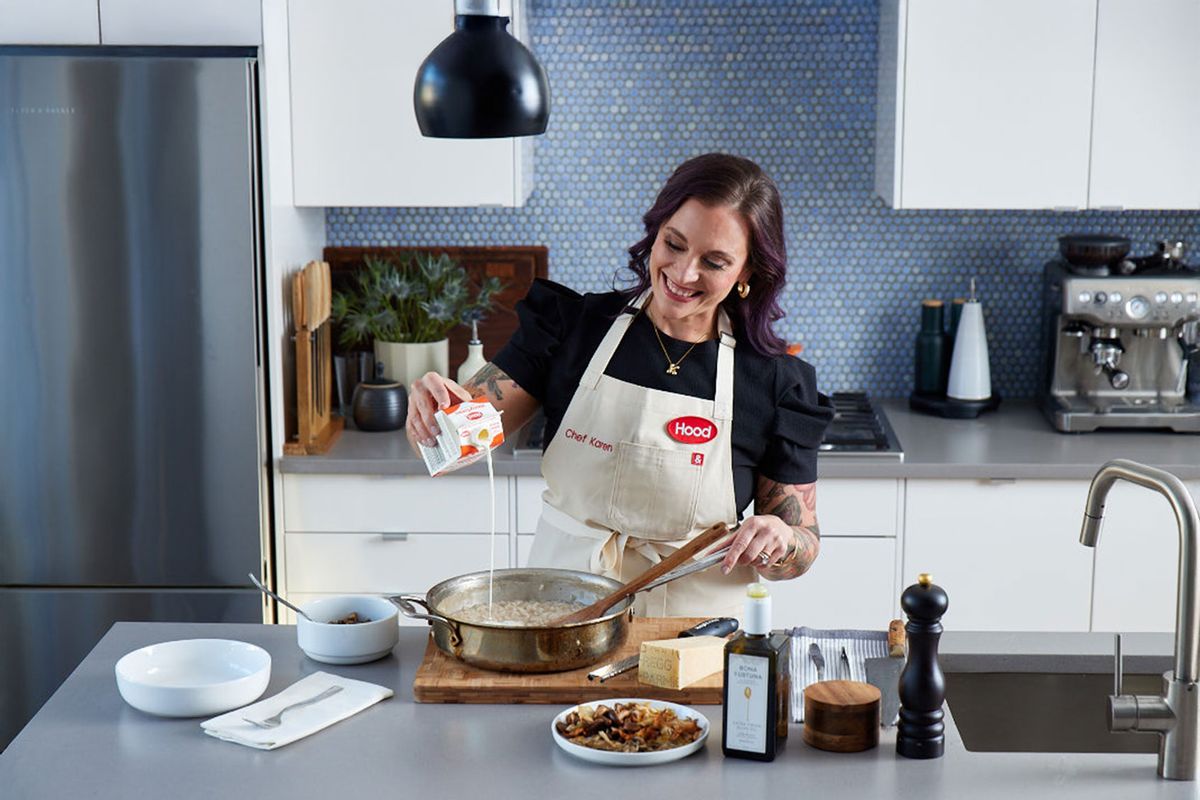 Chef Karen Akunowicz (Agustin Floriano for Hood Cream)