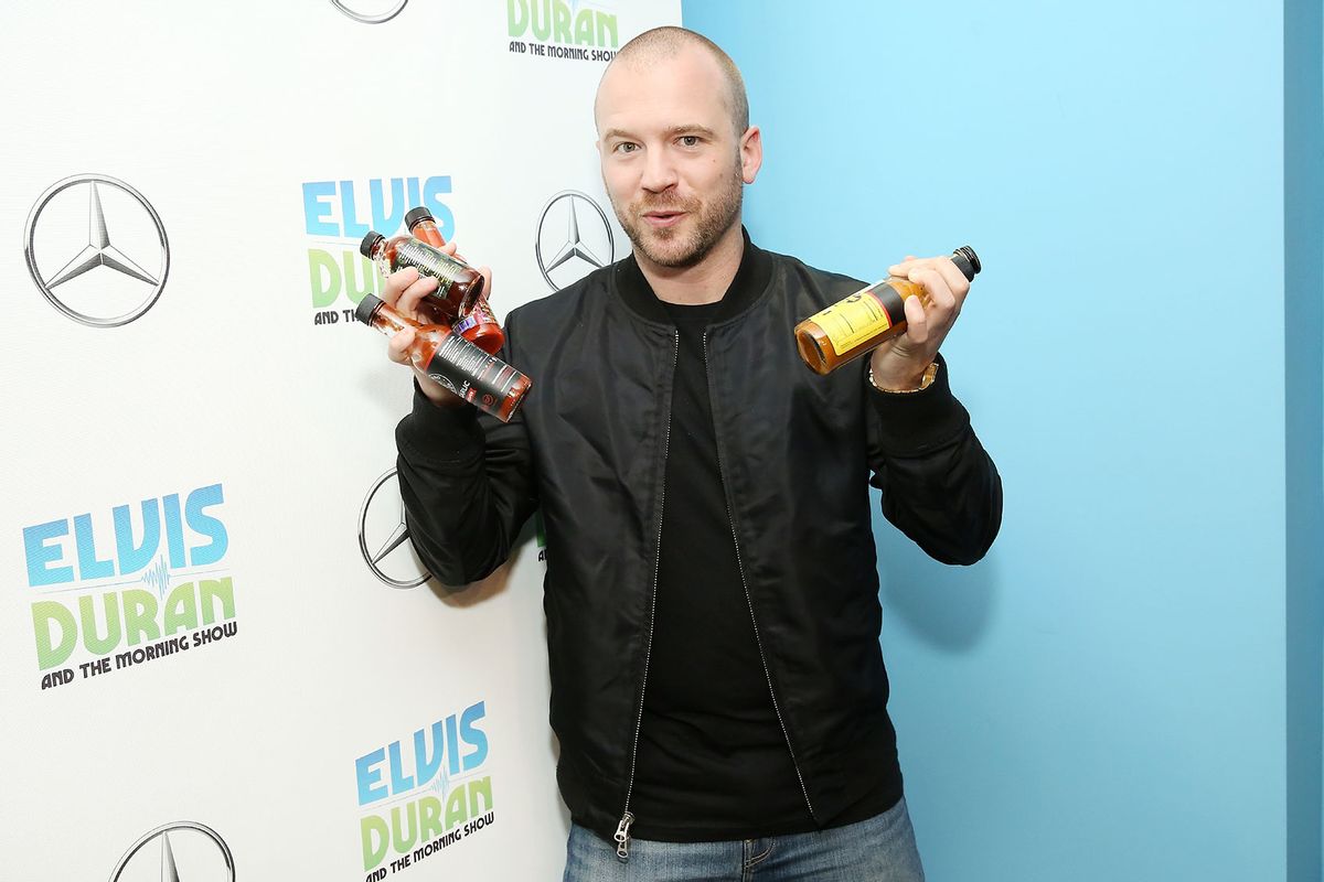 Sean Evans visits "The Elvis Duran Z100 Morning Show" to discuss his show "Hot Ones", at Z100 Studio on August 1, 2018 in New York City. (Monica Schipper/Getty Images)