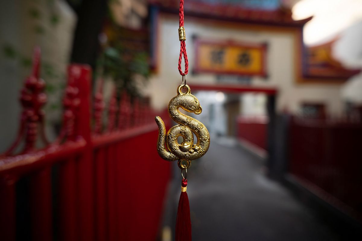 The Chinese New Year of Snake Figurine (Getty Images/Wokephoto17)
