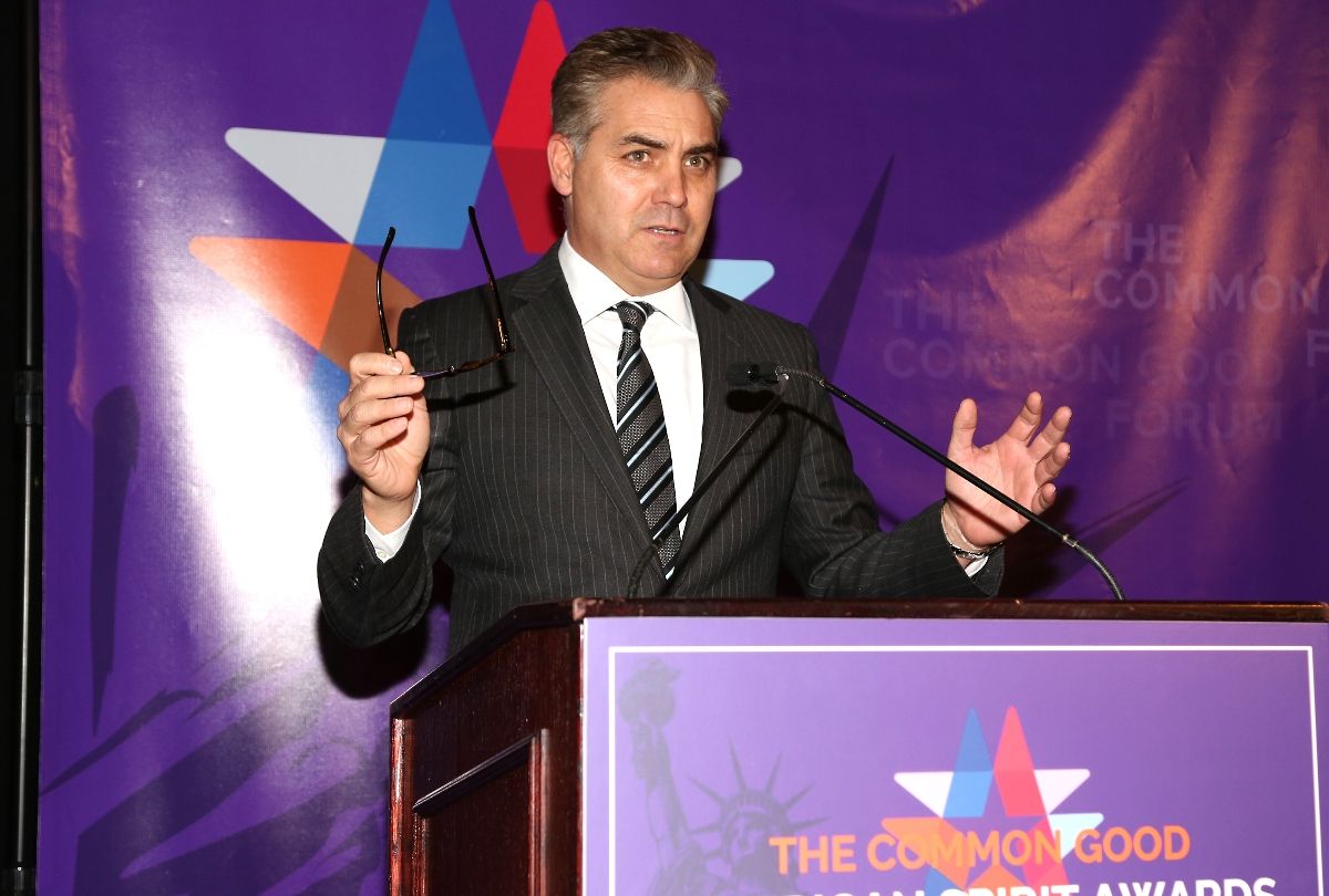 Jim Acosta speaks at The Common Good, American Spirit Awards at The Plaza on November 21, 2024 in New York City (Sylvain Gaboury/Patrick McMullan via Getty Images)