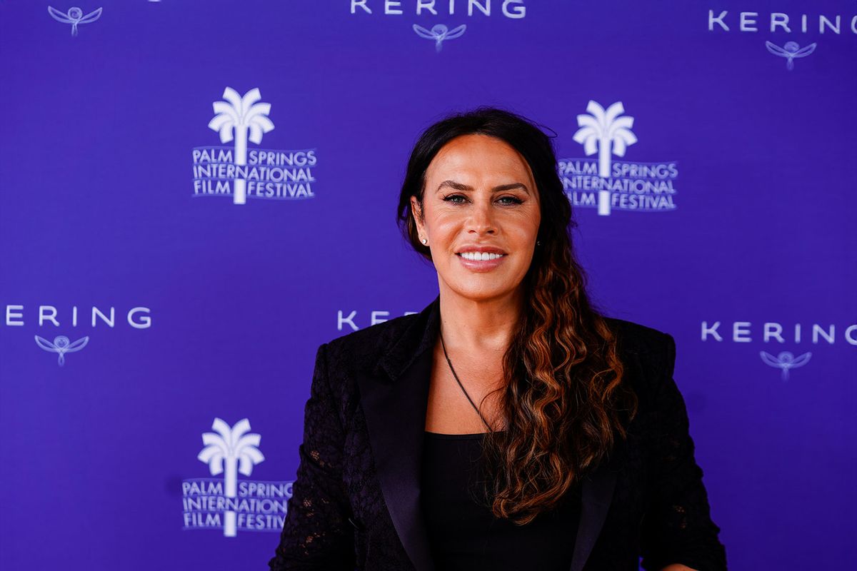 Karla Sofía Gascón attends 36th Annual Palm Springs International Film Festival "Emilia Pérez" Talking Pictures Presented By Kering "Women In Motion" at Annenberg Theater on January 04, 2025 in Palm Springs, California. (Ann/Getty Images for Palm Springs International Film Society)