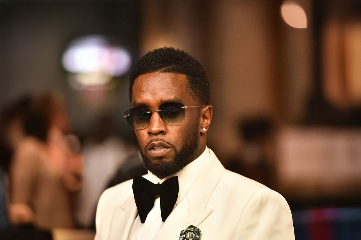 Sean "Diddy" Combs attends Black Tie Affair For Quality Control's CEO Pierre "Pee" Thomas at Fox Theater on June 02, 2021 in Atlanta, Georgia. (Paras Griffin/Getty Images)