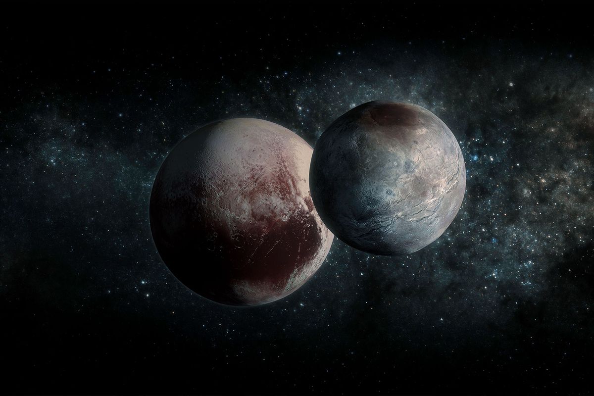 Pluto and Charon (Getty Images/HYPERSPHERE/SCIENCE PHOTO LIBRARY)