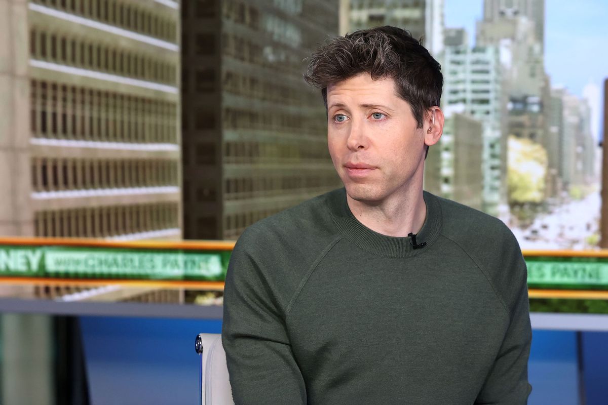 OpenAI CEO Sam Altman Visits "Making Money With Charles Payne" at Fox Business Network Studios on December 04, 2024 in New York City. (Mike Coppola/Getty Images)