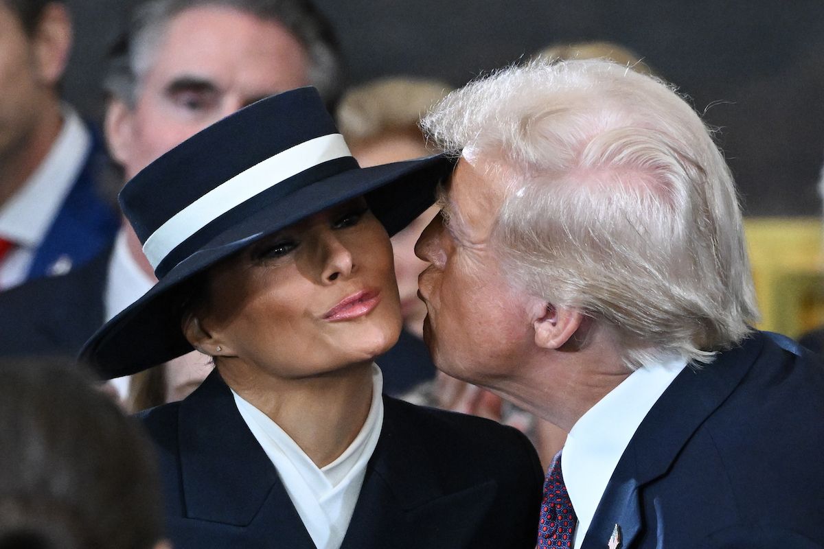 First Lady Melania Trump and President Donald Trump, Jan. 20, 2025. (Saul Loeb-Pool/Getty Images)