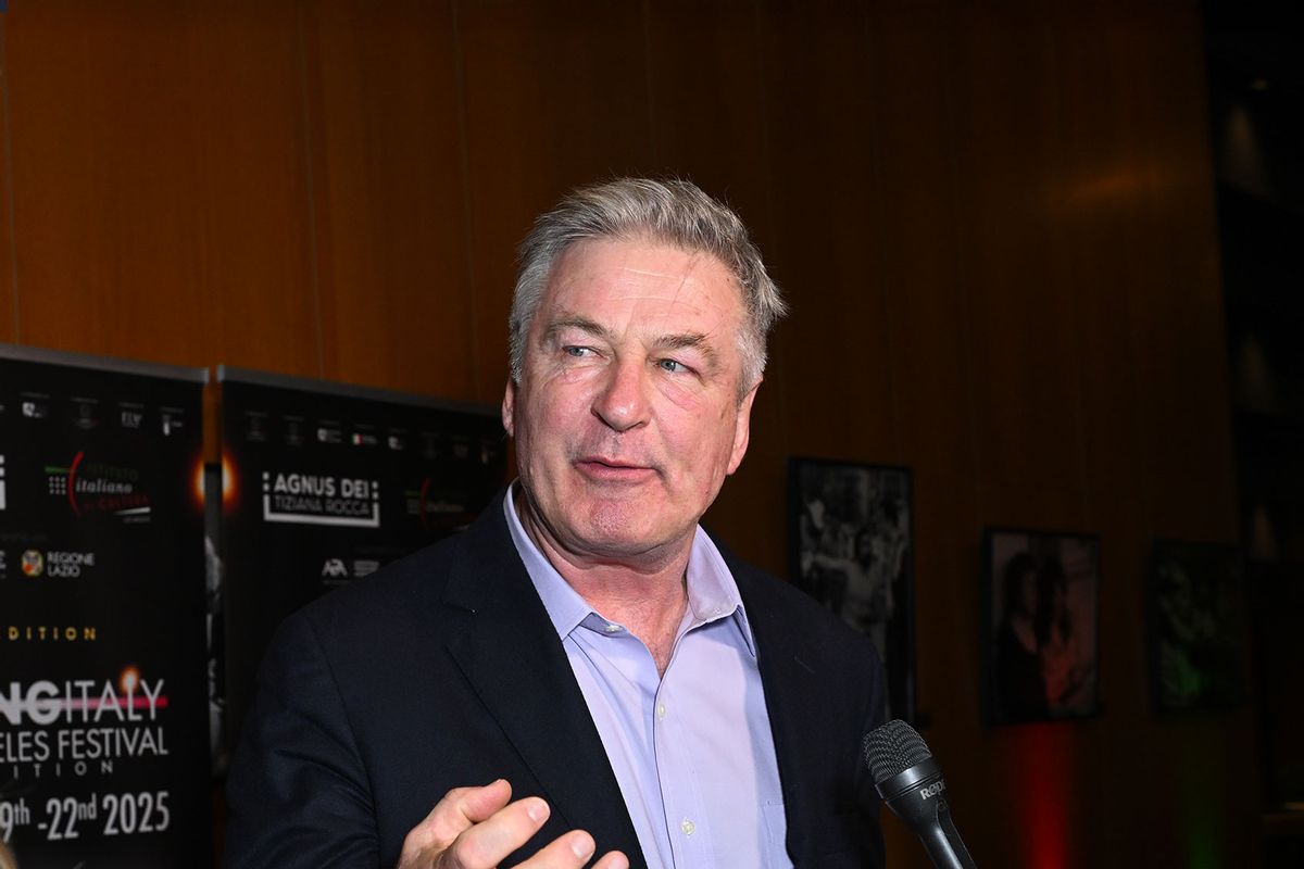 Alec Baldwin attends opening night of the 10th Annual Filming Italy Los Angeles Festival at Directors Guild Of America on February 19, 2025 in Los Angeles, California. (Olivia Wong/Getty Images)