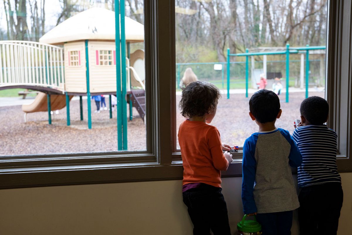 Children in a Head Start classroom in Frederick, Md. in 2023. (Maansi Srivastava for The Washington Post via Getty Images)