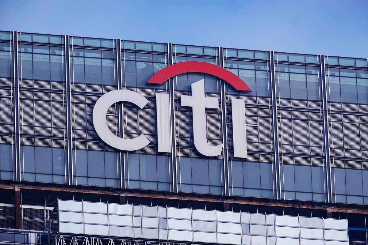 Citibank building in Canada Square in London, United Kingdom. (Mike Kemp/In Pictures via Getty Images)