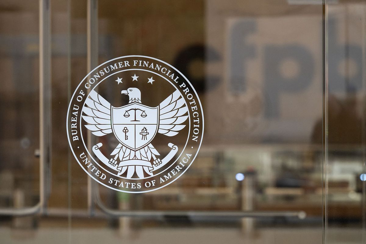 A view of the Consumer Financial Protection Bureau (CFPB) headquarters building in Washington, DC, on February 10, 2025. (SAUL LOEB/AFP via Getty Images)