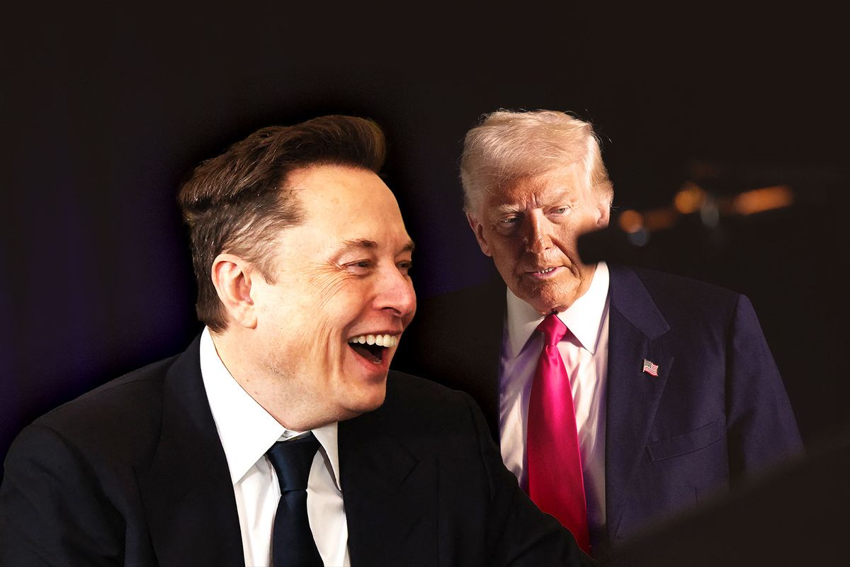 Elon Musk and Donald Trump (Photo illustration by Salon/Getty Images)