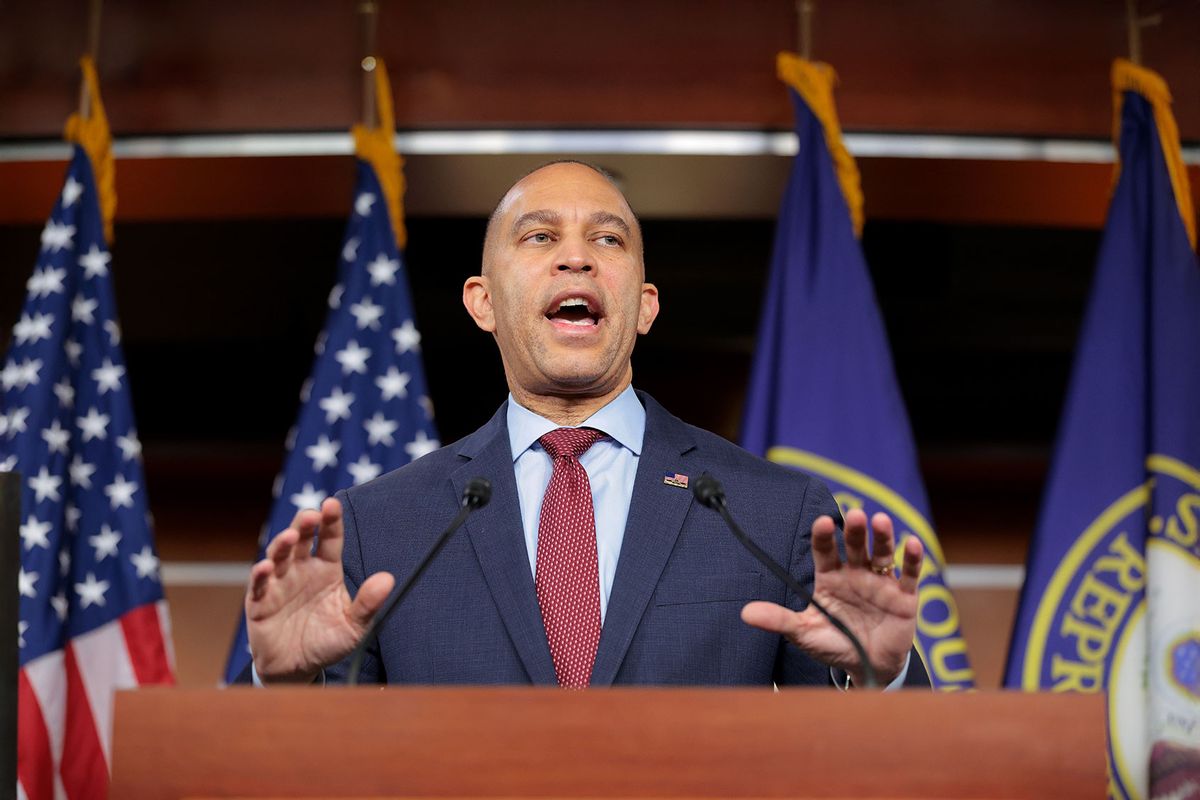 "He's not standing up": Protesters want Hakeem Jeffries to lead an aggressive opposition to Trump