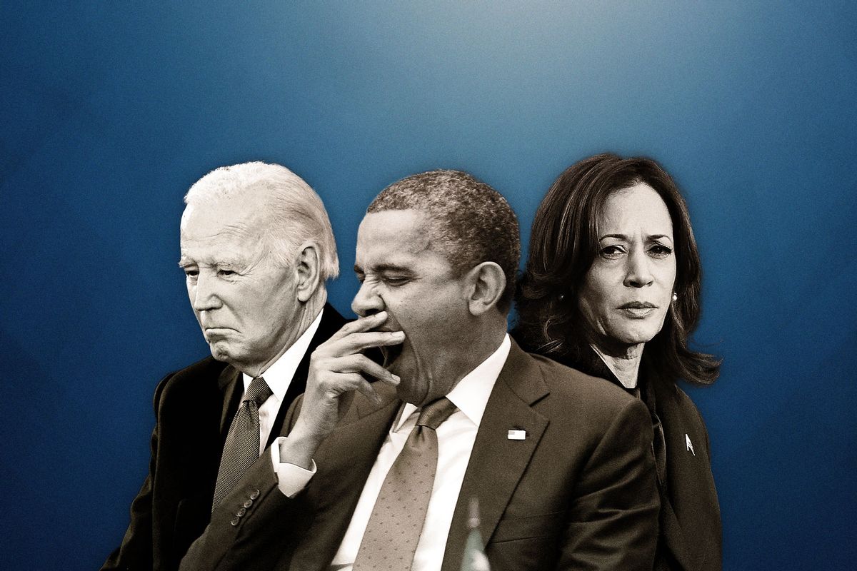 Joe Biden, Barack Obama and Kamala Harris (Photo illustration by Salon/Getty Images)