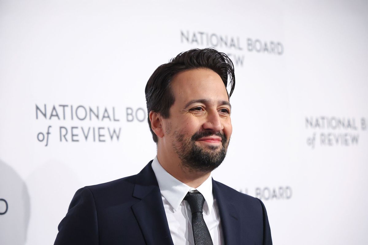 Lin-Manuel Miranda attends the 2025 National Board of Review Gala at Cipriani 42nd Street on January 07, 2025 in New York City. (Mike Coppola/Getty Images)