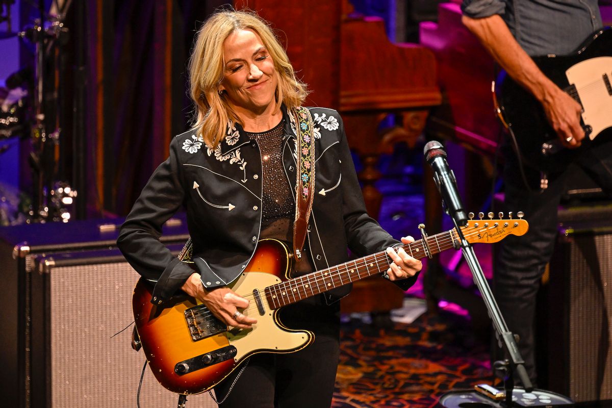 Sheryl Crow performs during the Umbrella Concert Series in partnership with The Salt Lick Incubator at Umbrella Arts Center on February 07, 2025 in Concord, Massachusetts. (Photo by Astrida Valigorsky/Getty Images)