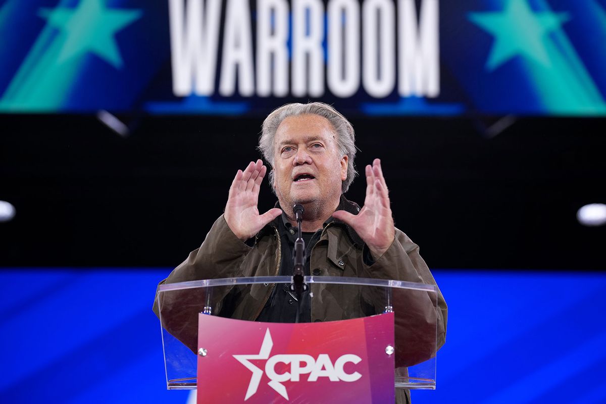 NextImg:Bannon's "Nazi" salute spurs far-right French politician to back out out of CPAC