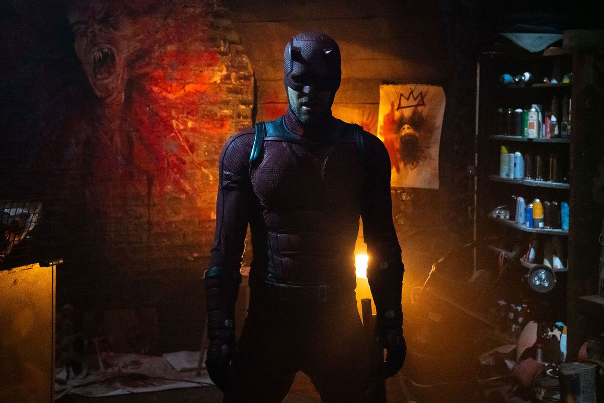 Daredevil/Matt Murdock (Charlie Cox) in "Daredevil: Born Again" (Photo courtesy of Marvel Television/Giovanni Rufino)