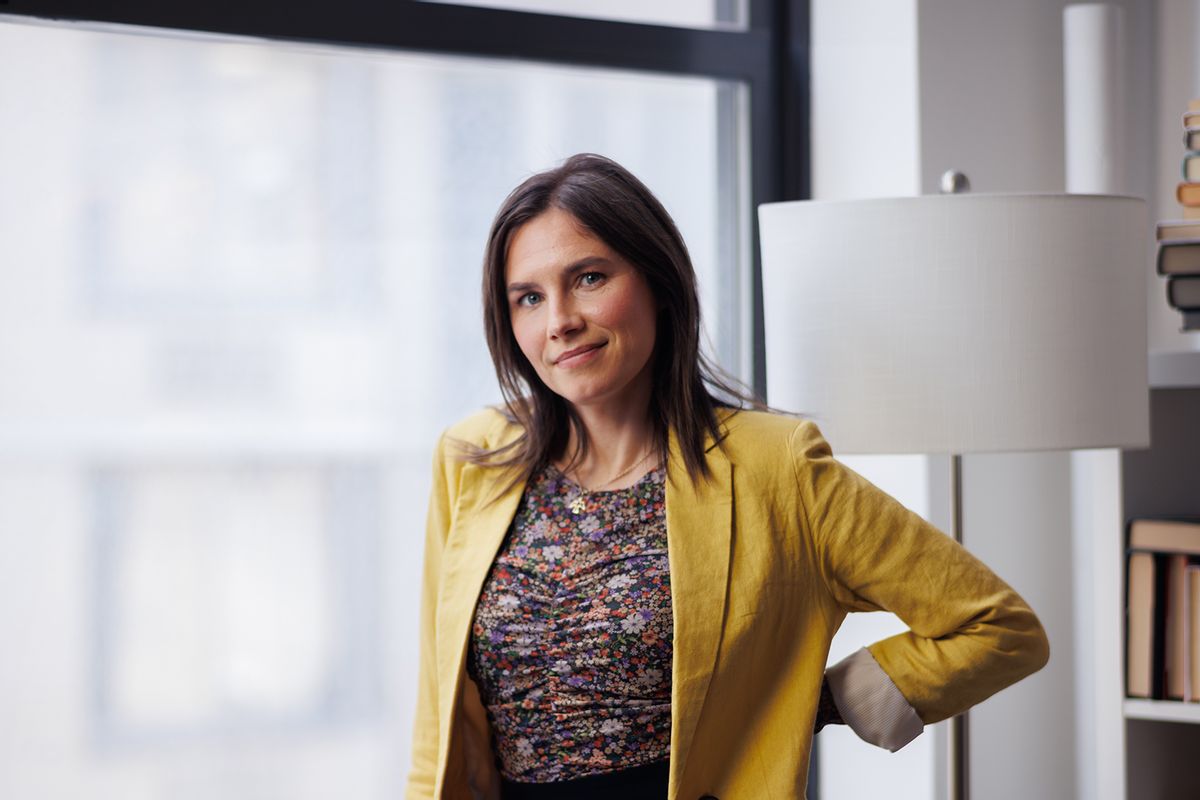 Amanda Knox at Salon's New York studio (Salon)