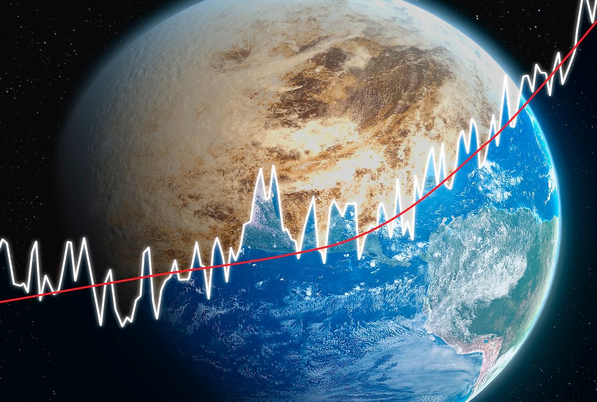 Climate change, conceptual illustration. (Getty Images / MARK GARLICK/SCIENCE PHOTO LIBRARY)