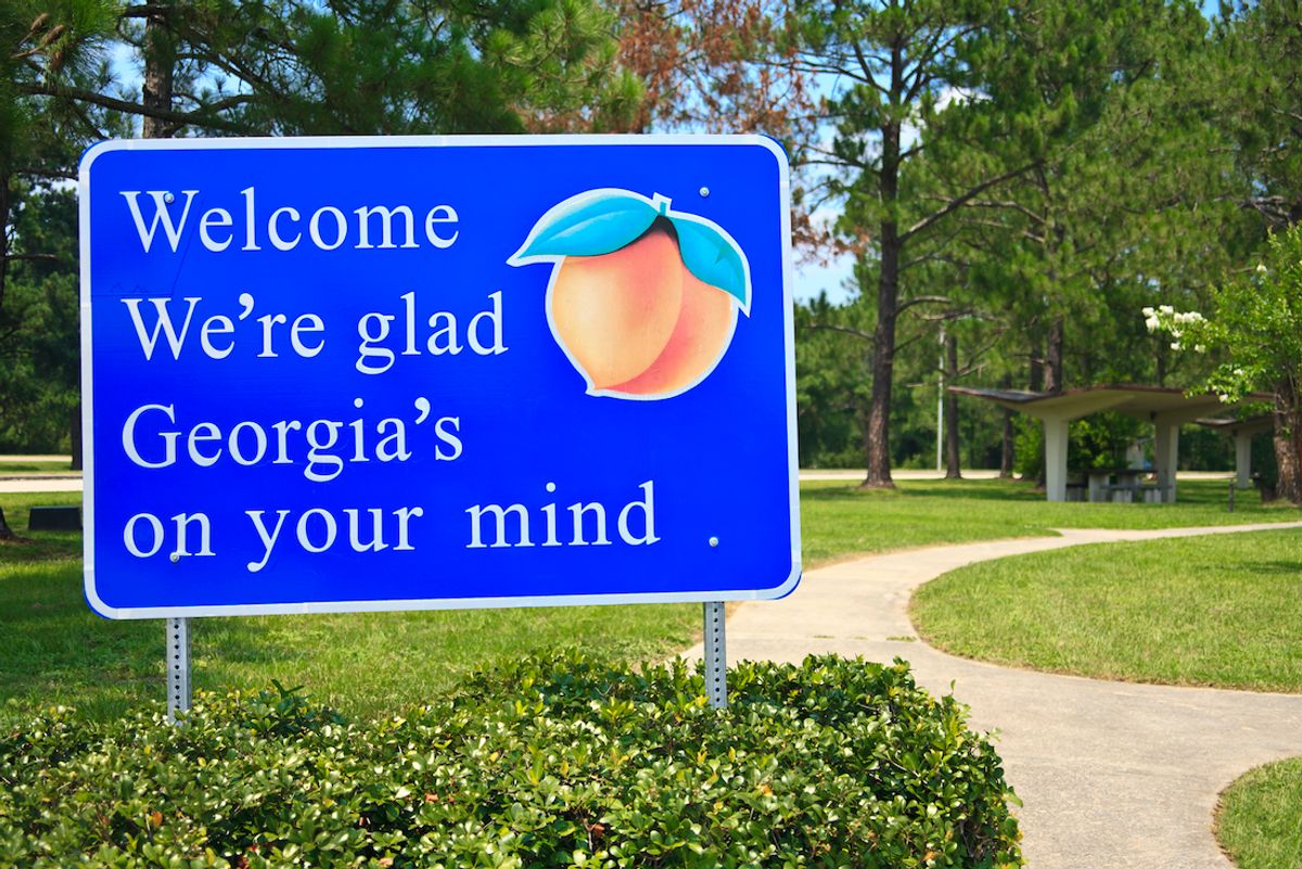 Sign near the Georgia border  (Marje / Getty Images )