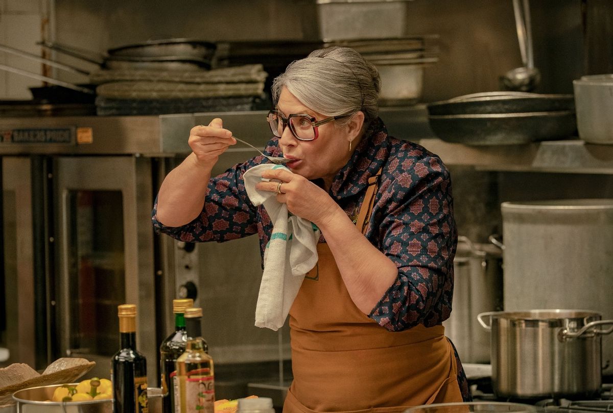 Lorraine Bracco as Roberta in "Nonnas" (Jeong Park/Netflix)