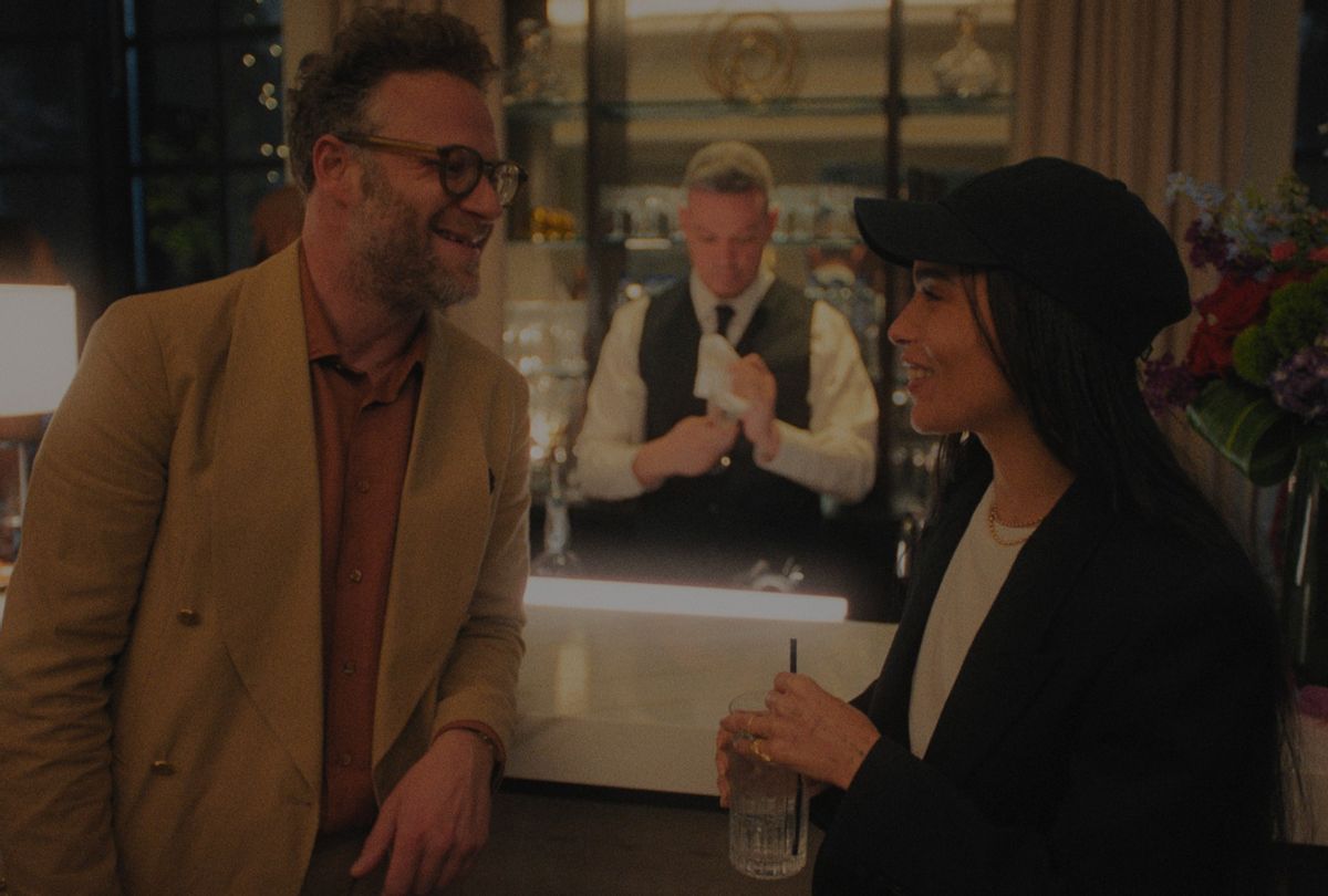 Seth Rogen and Zoë Kravitz (Apple TV+)