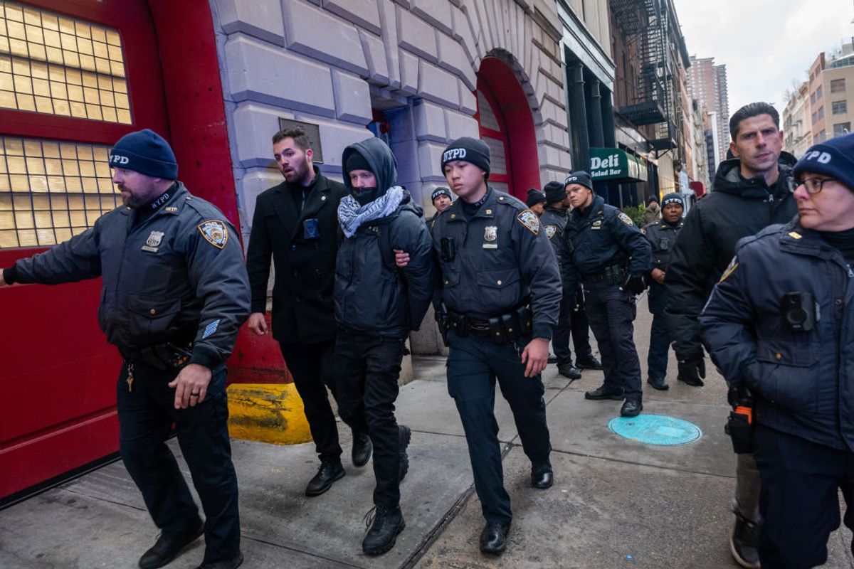 ICE enforcement doesn’t just target undocumented immigrants. Legal residents and U.S. citizens have also been caught in the dragnet. As raids ramp up, the line between “illegal” and “American” blurs, exposing deep flaws with real consequences. (Spencer Platt / Getty Images)