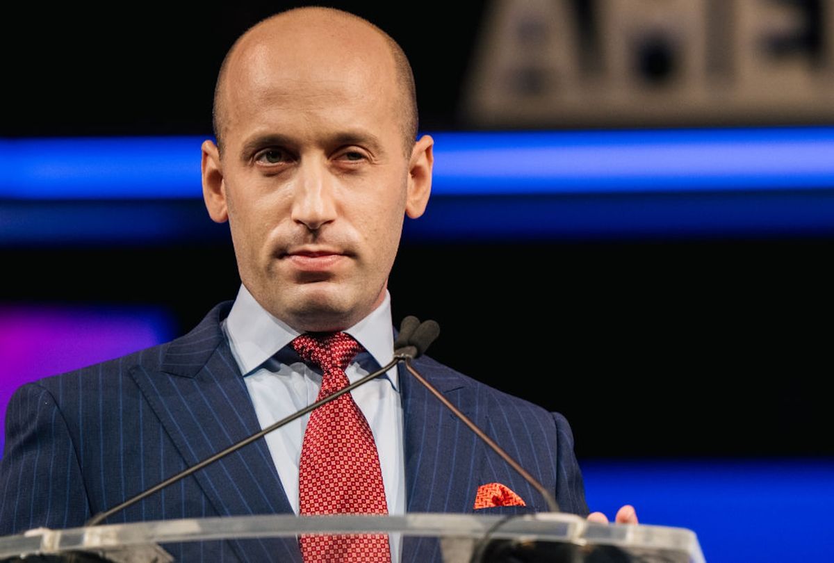 Stephen Miller speaks during the Conservative Political Action Conference (CPAC) in 2021. (Brandon Bell/Getty Images)
