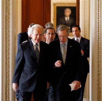 Joe Lieberman, Harry Reid, Joe Solmonese