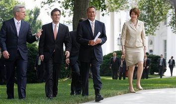 John Boehner, Eric Cantor,  Cathy McMorris Rodgers, Kevin McCarthy, Eric Cantor