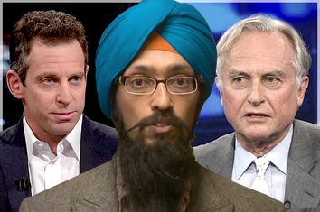 Sam Harris, Vishavjit Singh, Richard Dawkins