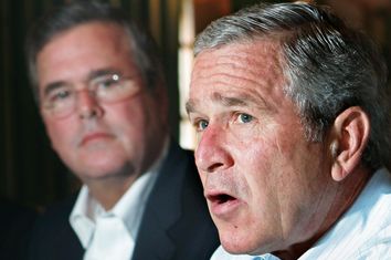 Jeb and George W. Bush