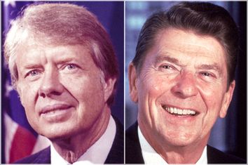 Jimmy Carter, Ronald Reagan