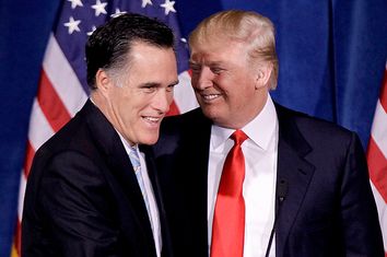 Mitt Romney, Donald Trump